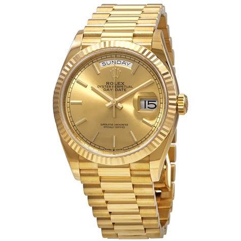 gold rolex day date for sale|gold Rolex Day-Date price.